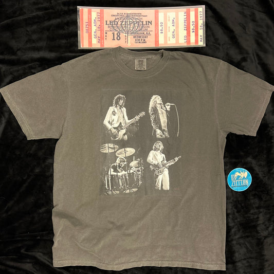 Official Frank Melfi Led Zeppelin pepper heavyweight T-shirt